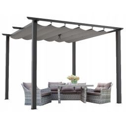 Zahradní pergola 3 × 3 m s...