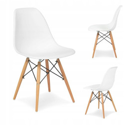 Interiérová židle v bílé...