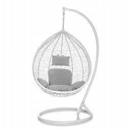 COCON závěsné křeslo v bílé...