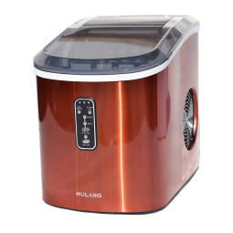 Výrobník ledu v oranžové barvě