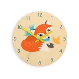 Tiché dětské hodiny s liškou