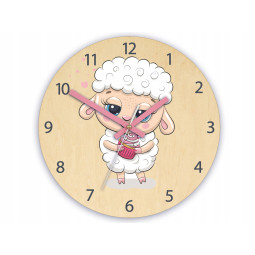 Dětské hodiny s ovečkou a...