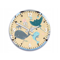 Dětské hodiny na zeď OCEAN