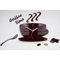 Hodiny ve tvaru šálku do...