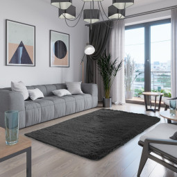 Měkký plyšový koberec v...