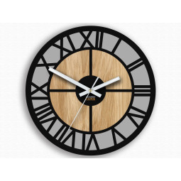 Oslo nástěnné hodiny šedé...