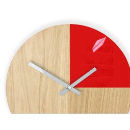 Dřevěné hodiny s...