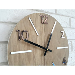 Dřevěné nástěnné hodiny...