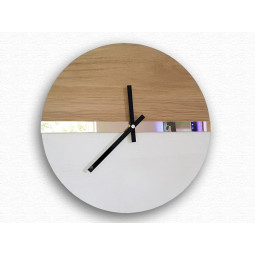 Nástěnné hodiny dubové se...