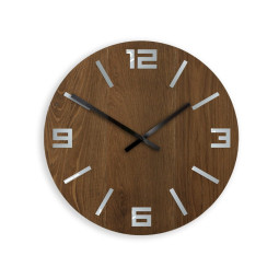 Nástěnné dřevěné hodiny cub...