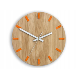 Nástěnné dubové hodiny...