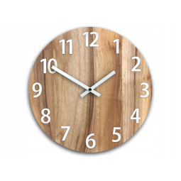 Dřevěné hodiny z ořechu...