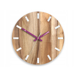 Dřevěné hodiny z ořechu...