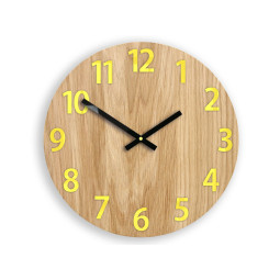 Dřevěné nástěnné hodiny...