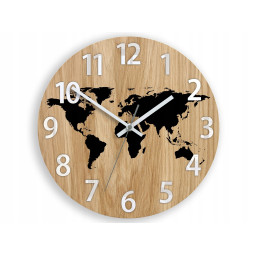 Nástěnné hodiny MAPA SVĚTA...