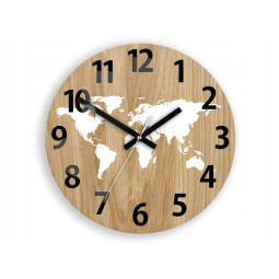 Nástěnné hodiny MAPA SVĚTA...