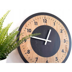 Dřevěné nástěnné hodiny...