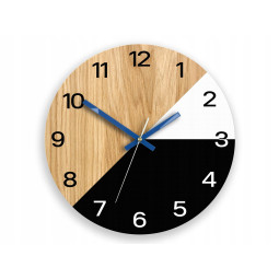 Dřevěné nástěnné hodiny...