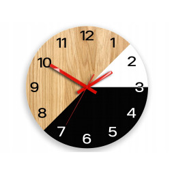 Dřevěné nástěnné hodiny...