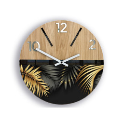 Dřevěné nástěnné hodiny...