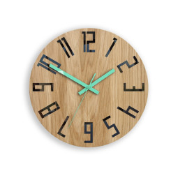 Dubové nástenné hodiny SLIM...