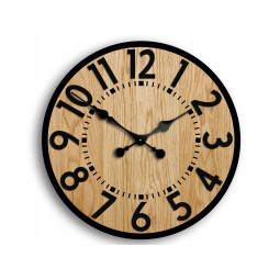 Masivní nástěnné hodiny Dub...