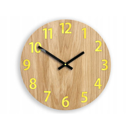 Dřevěné nástěnné hodiny...