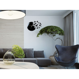 Moderní hodiny s ptáky