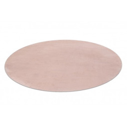 Růžový plyšový shaggy...