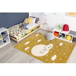 Oranžový dětský koberec s...