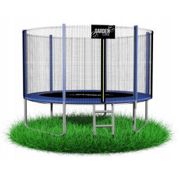 Zahradní trampolína v modré...