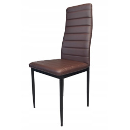 Moderní hnědá kuchyňská židle