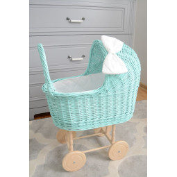 Tyrkysový kočárek pro...